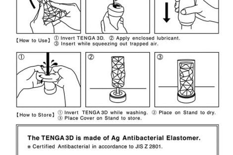 Tenga 3d Instructions